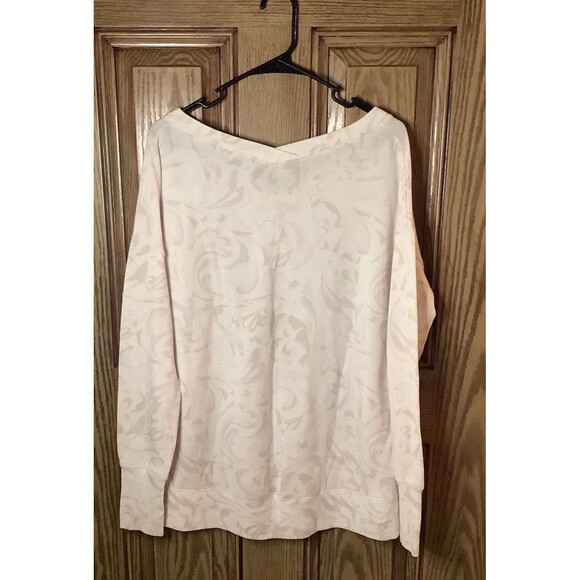 Athleta Coaster Luxe Sweatshirt Pullover Thumbholes Agate Paisley Women's Size M - Picture 4 of 5